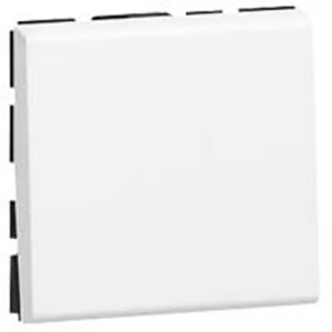 Mosaic poussoir 6A 250V 2 mod. Blanc Easy Led - Legrand